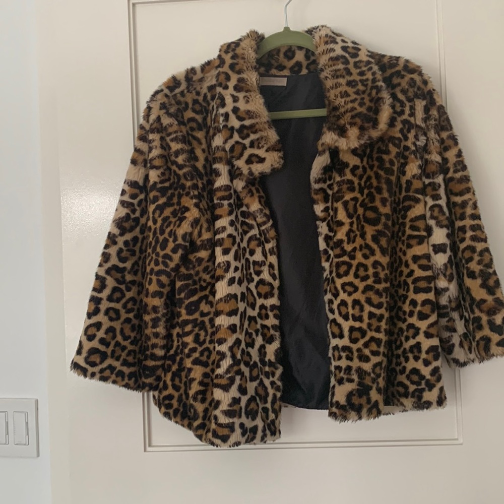 Parisian animal print jacket